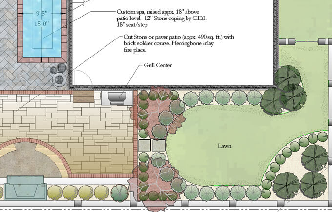 simple 2d cad software landscape